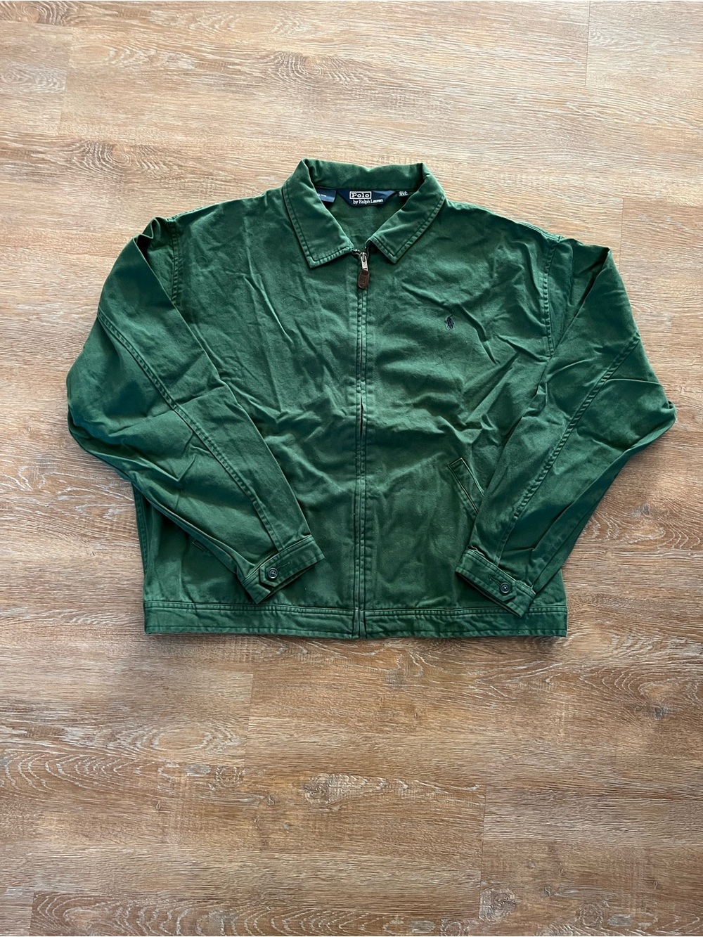 Polo Ralph Lauren Green Cotton Harrington Jacket | Men’s XXL | Thailand